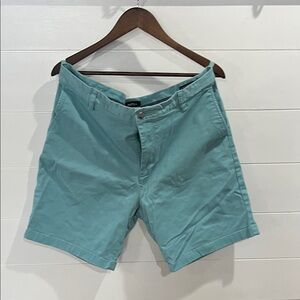 Nautica Men's Teal Flat Front Shorts